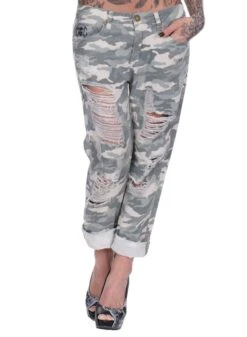 EXc Scratched Army Pants