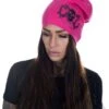 EXc Skull Beanie, Pink