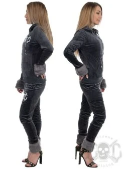 EXc Skull Dress With Fur, Grey -Straßenmode Kleidung exc skull dress with fur grey 1