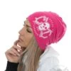 EXc Skull Logo Beanie, Pink