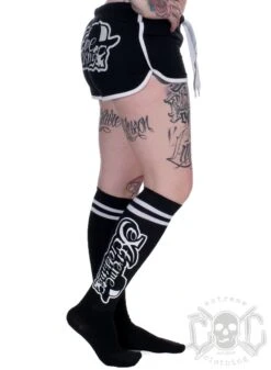 EXc Skull Logo Socks, Svarta