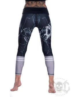EXc Skull Work Out Leggings, Svarta -Straßenmode Kleidung exc skull work out leggings svarta 4