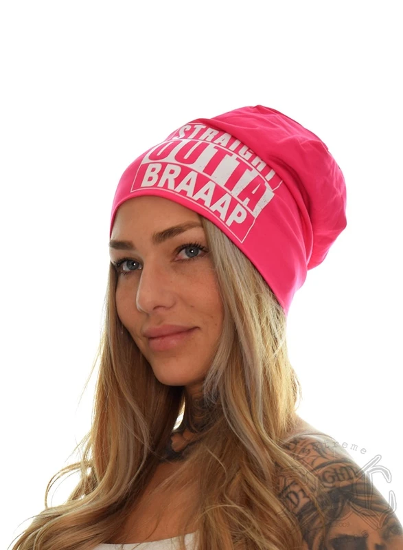 EXc Straight Outta Braaap Beanie, Pink 2 EXc Straight Outta Braaap Beanie, Pink – Bild 2