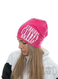 EXc Straight Outta Braaap Beanie, Pink