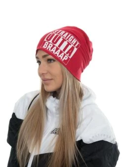 EXc Straight Outta Braaap Beanie, Red
