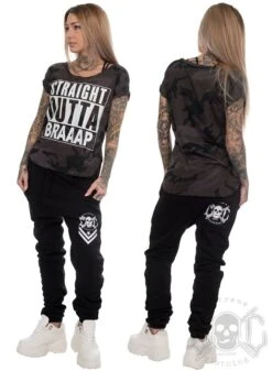 Straßenmode Kleidung -Straßenmode Kleidung exc straight outta braaap camo tee 4