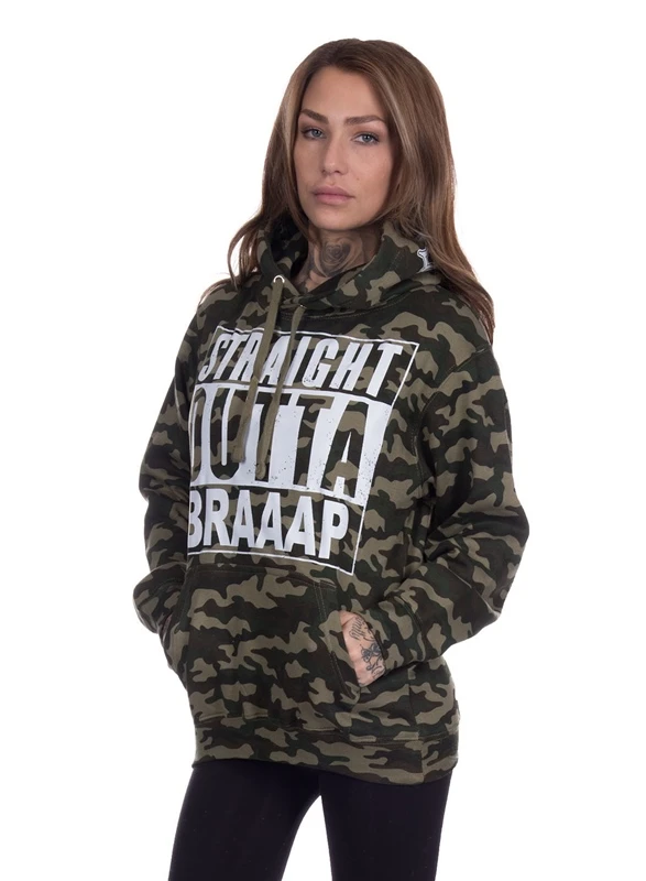 EXc Straight Outta Braaap CamoHood UniSex 1 EXc Straight Outta Braaap CamoHood UniSex