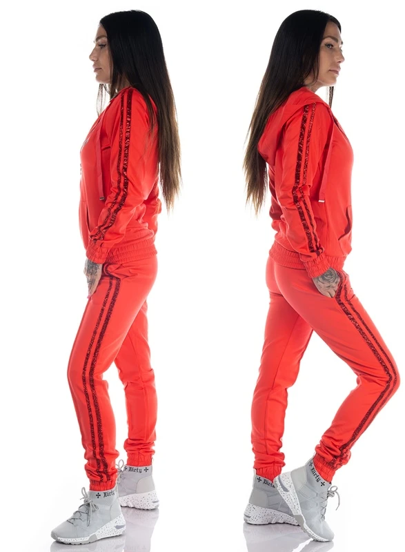 EXc Striped Track Suit, Red 2 EXc Striped Track Suit, Red – Bild 2