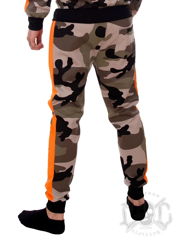EXc Tracksuite Pants Camo N Orange 2 EXc Tracksuite Pants Camo N Orange – Bild 2