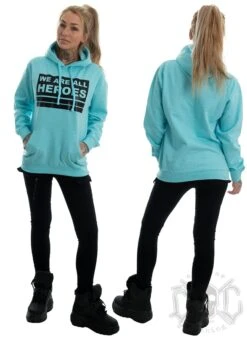 EXc We Are All Heroes Hoodie, Surf Ocean -Straßenmode Kleidung exc we are all heroes hoodie surf ocean 1