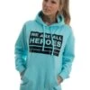 EXc We Are All Heroes Hoodie, Surf Ocean