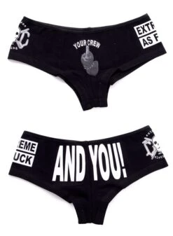 EXc Your Crew Hotpants, Black
