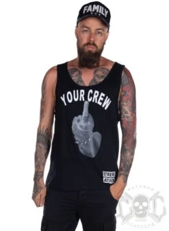 EXc Your Crew Men Tank, Black