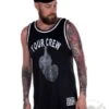 EXc Your Crew Unisex Mesh Tank, Black