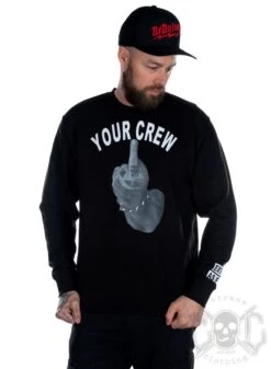 EXc Your Crew Unisex Sweatshirt, Black