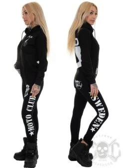 EXc Your Crew Women Zip Hoodie, Black 5 EXc Your Crew Women Zip Hoodie, Black -Straßenmode Kleidung exc your crew women zip hoodie black 2