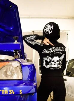 EXc YOUR NAME HOODIE, Vit Dam -Straßenmode Kleidung exc your name hoodie vit dam 5