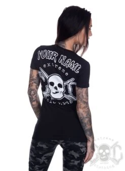 EXc Your Name Women Tee, Svart