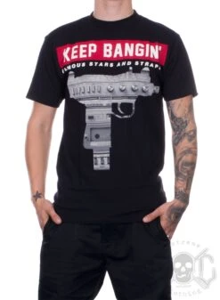 Famous Stars And Straps Keep Bangin Tee