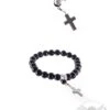 Love & Hate Black Pearl Skull Bracelet 21,5cm