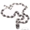 Love & Hate Heavy Skull Necklace 55cm