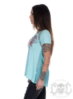 Mint Blue Tee -Straßenmode Kleidung mint blue tee 2