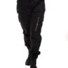 Mix From Italy Black Cargo Pants
