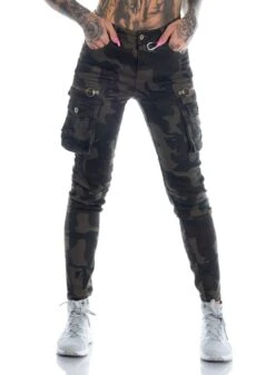Mix From Italy Camo Big Pocket Pants