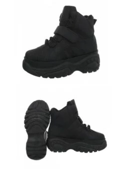 Mix From Italy High Sneakers, Black