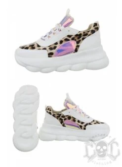 Mix From Italy Leopard Sneakers