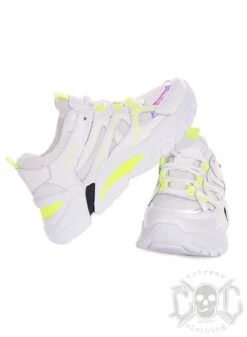 Mix From Italy Neon Green High Sneakers -Straßenmode Kleidung mix from italy neon green high sneakers 1
