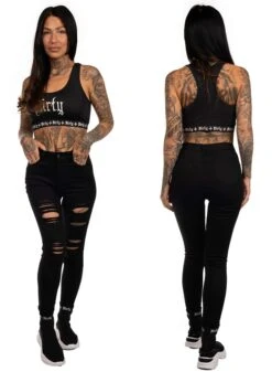 Mix From Italy Ripped Black Skinny Jeans 6 Mix From Italy Ripped Black Skinny Jeans -Straßenmode Kleidung mix from italy ripped black skinny jeans 2