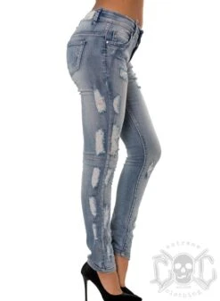 Mix From Italy Scratched All Over Denim -Straßenmode Kleidung mix from italy scratched all over denim 2