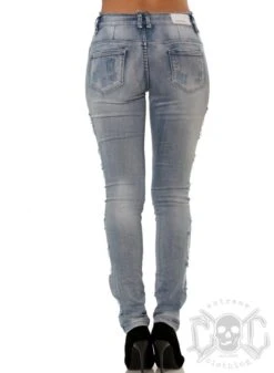 Mix From Italy Scratched All Over Denim -Straßenmode Kleidung mix from italy scratched all over denim 3