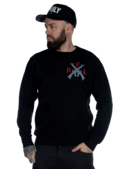 Rebel For Life AK47 Unisex Sweatshirt, Black