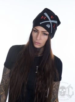 Rebel For Life Bat Beanie