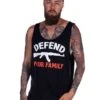 Rebel For Life Defend Your Family Men Tank