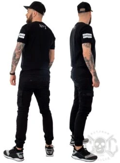 Rebel For Life We Don´t Name Drop Men Tee, Svart -Straßenmode Kleidung rebel for life we dont name drop men tee svart 2