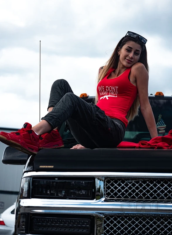 Rebel For Life We Don´t Name Drop Tank, Red 2 Rebel For Life We Don´t Name Drop Tank, Red – Bild 2