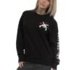 Rebel For Life Winged Unisex Sweatshirt, Black