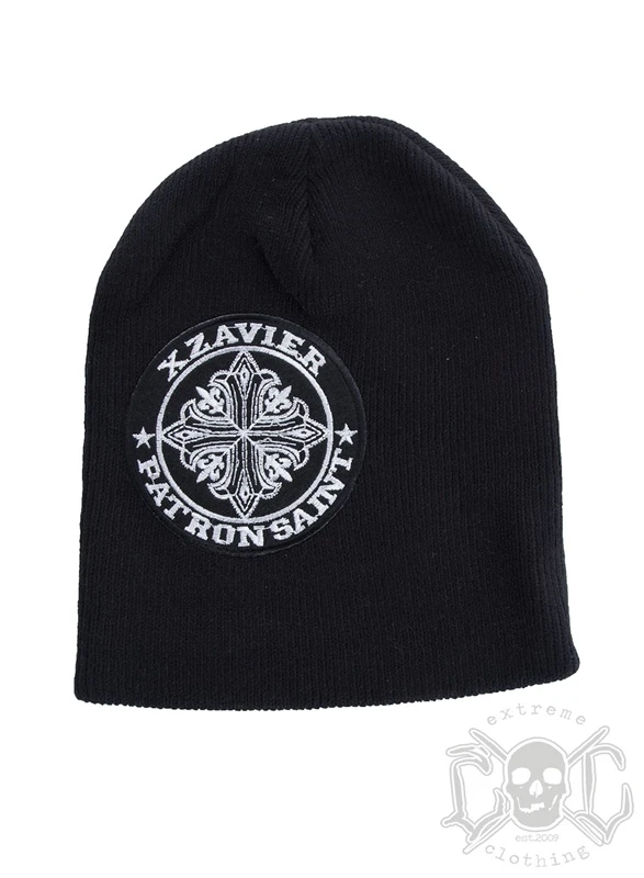 Xzavier Patron Saint Beanie, Black 1 Xzavier Patron Saint Beanie, Black