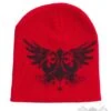 Xzavier Winged Beanie, Red